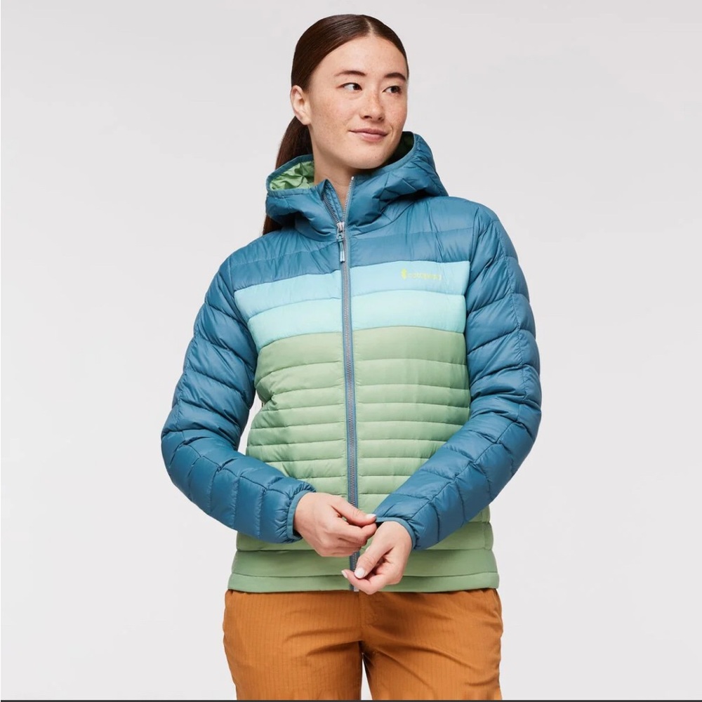 Cotopaxi Fuego hooded down jacket